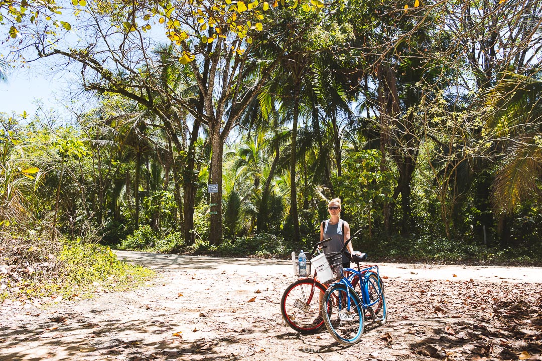 The easiest way how to get around the island is by bike.