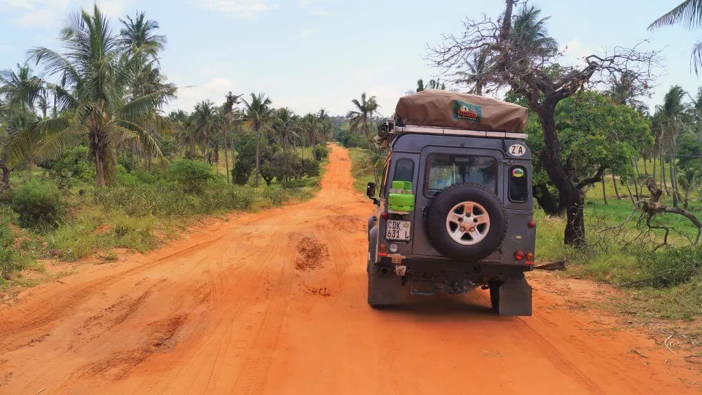 overlanding Africa with kids